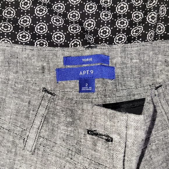 Women's Top and Shorts Outfit Size 2 Apt 9 - Picture 3 of 7